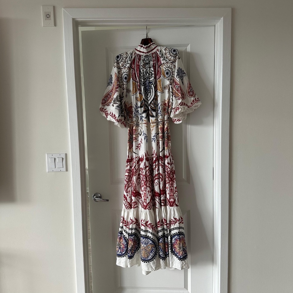 Farm Rio Tropical Camafeu Boho Glam Maxi Dress - Picture 8 of 8